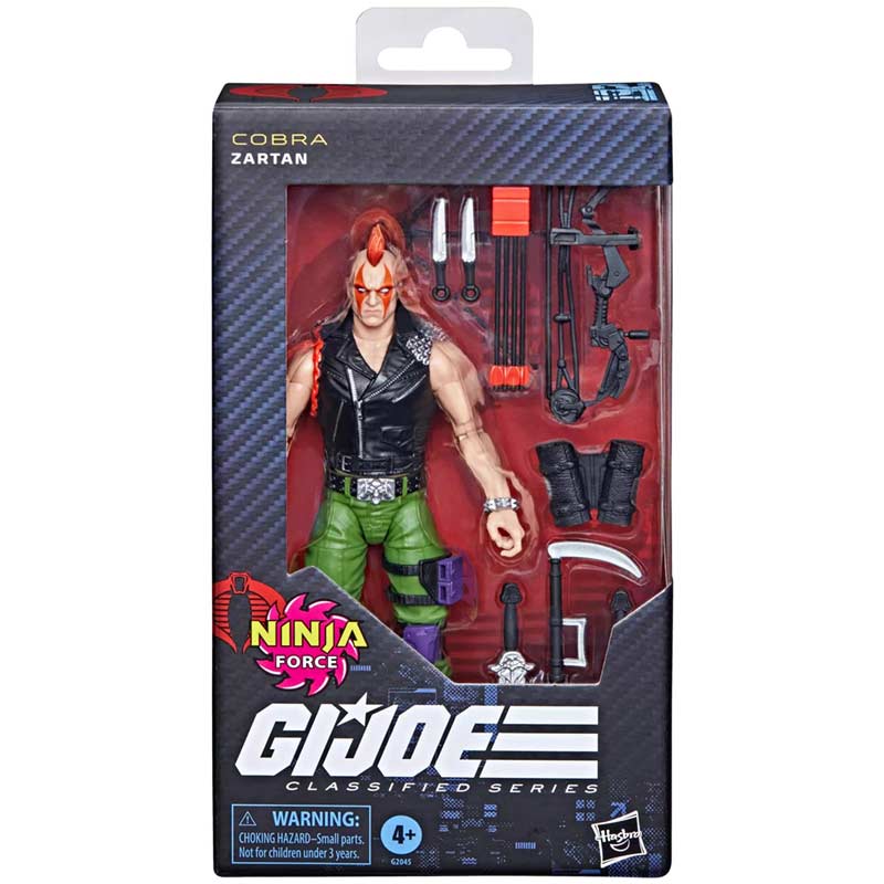 Figura Zartan Ninja Force G.I. Joe Classified Series Hasbro 01
