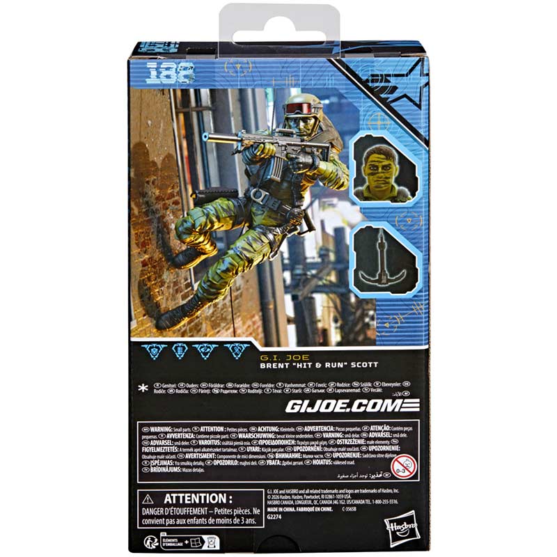 Figura Brent Hit & Run Scott G.I. Joe Classified Series Hasbro 11
