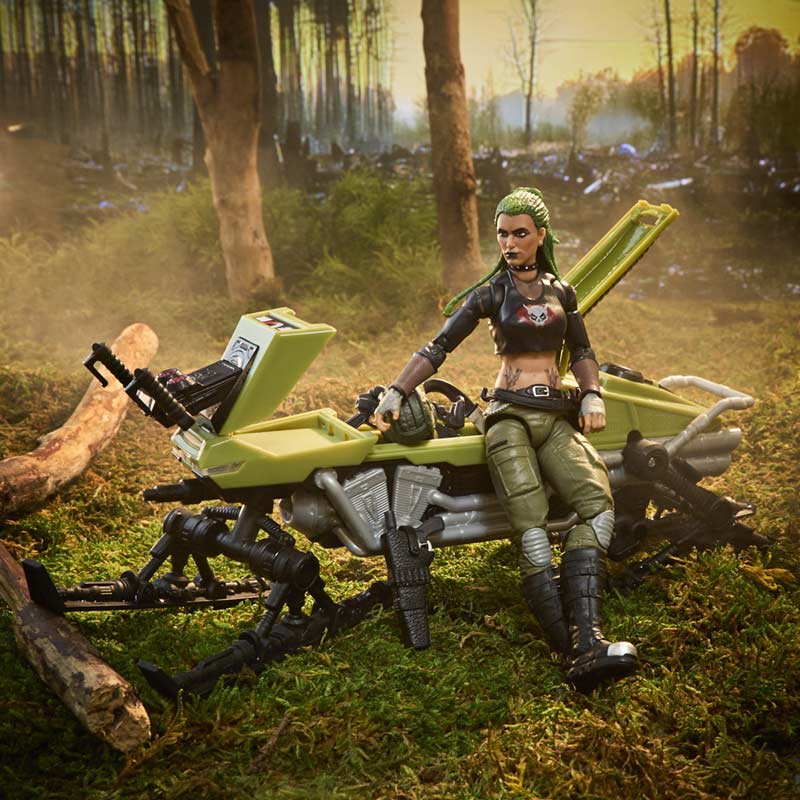 Figura Zanya & Dreadnok Chameleon (Swamp Skier) G.I. Joe Classified Series Hasbro 10