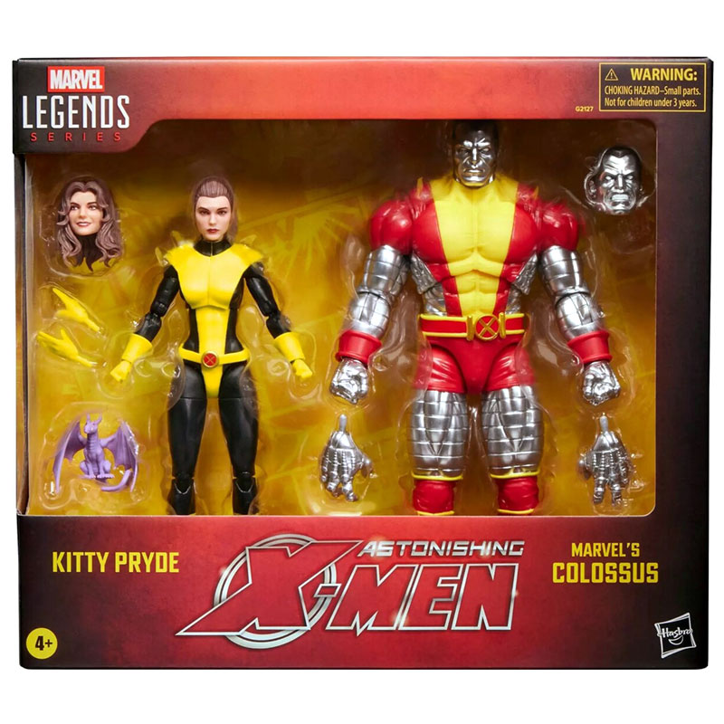 Pack Figuras Kitty Pride & Colossus Astonishing X-Men Marvel Legends Hasbro 01