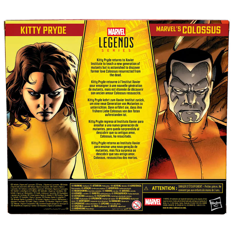 Pack Figuras Kitty Pride & Colossus Astonishing X-Men Marvel Legends Hasbro 02
