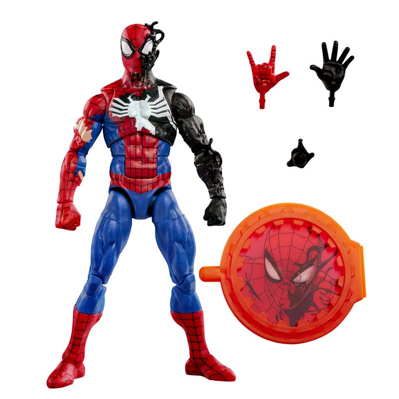 Figura Spider-Man Alien Costume Secret Wars Marvel Legends Series Hasbro 02