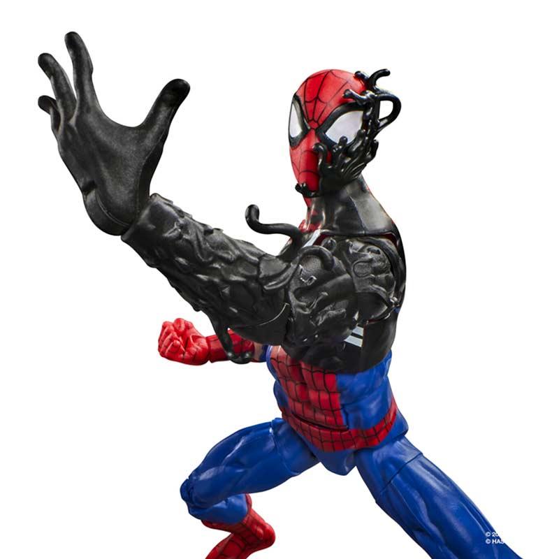 Figura Spider-Man Alien Costume Secret Wars Marvel Legends Series Hasbro 05