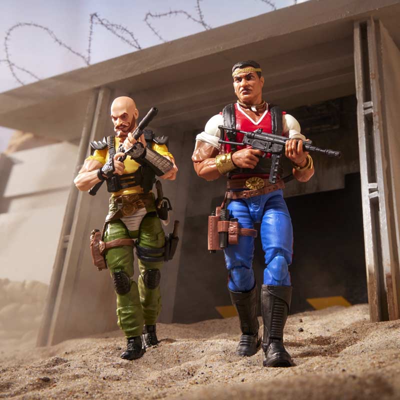 Pack Figuras David (RED Dog) Taputapu & Varujan (TAURUS) G.I. Joe Classified Series Hasbro 06