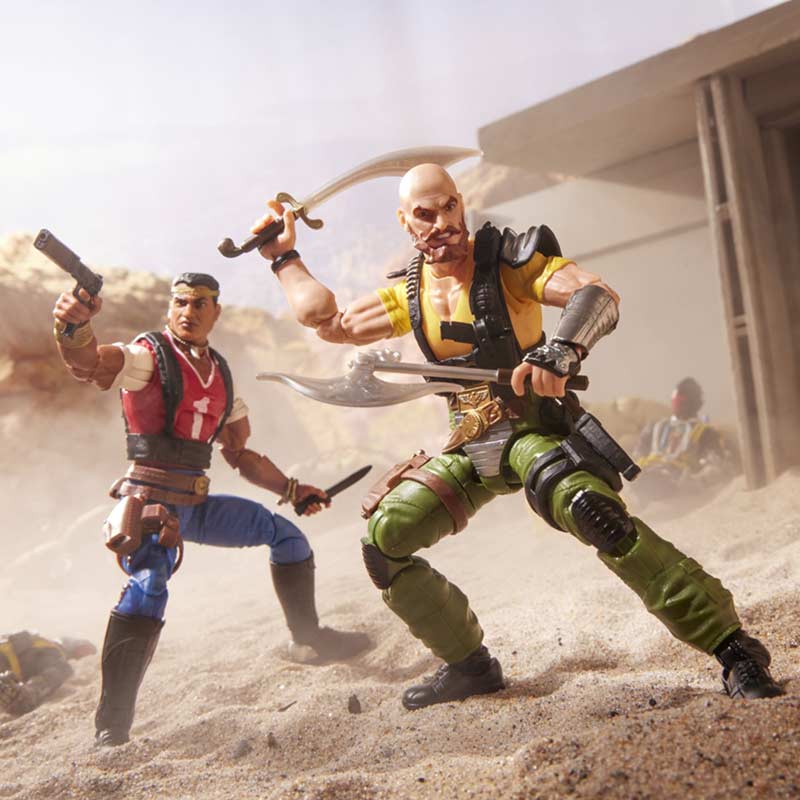 Pack Figuras David (RED Dog) Taputapu & Varujan (TAURUS) G.I. Joe Classified Series Hasbro 12