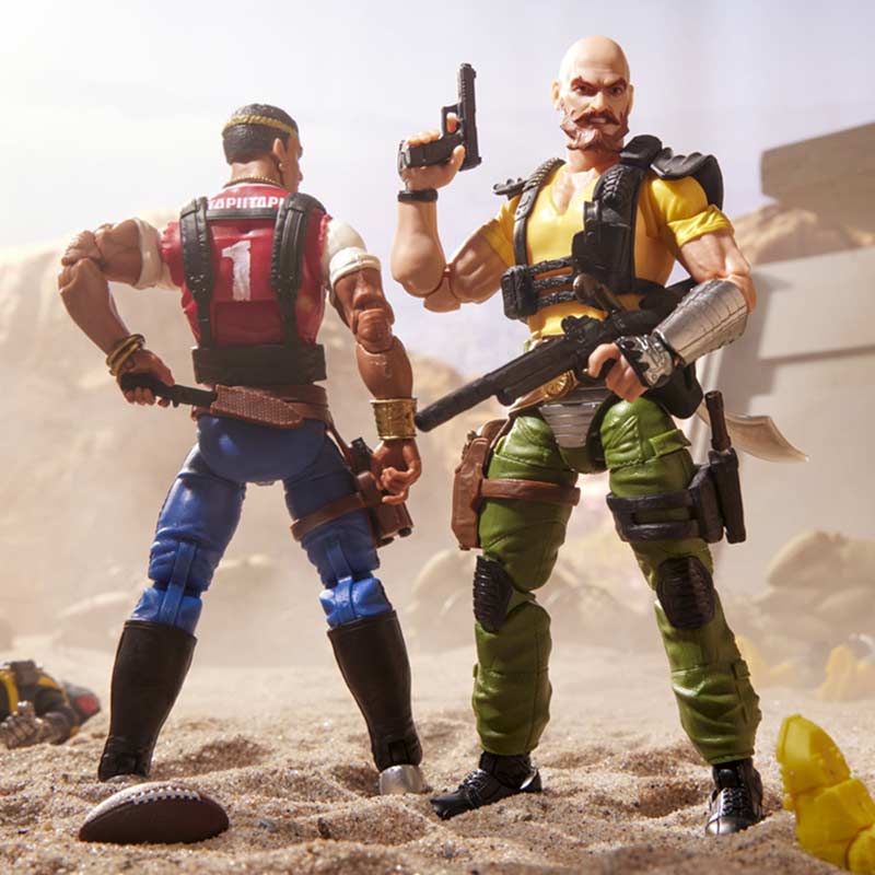Pack Figuras David (RED Dog) Taputapu & Varujan (TAURUS) G.I. Joe Classified Series Hasbro 13