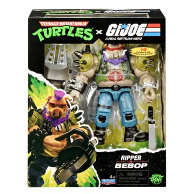 Figura Bebop x Dreadnok Ripper Tmnt X G.I.Joe Crossover Classics Playmates 01