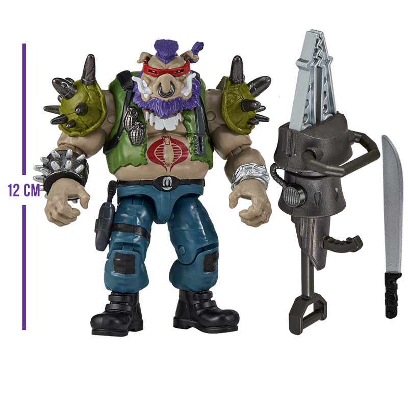 Figura Bebop x Dreadnok Ripper Tmnt X G.I.Joe Crossover Classics Playmates 02
