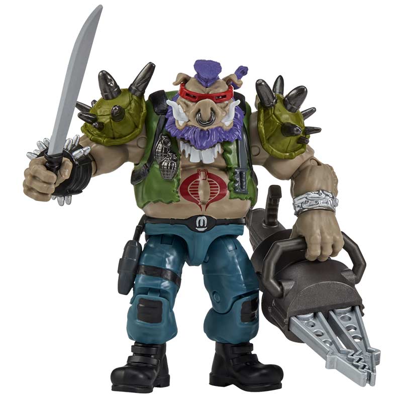 Figura Bebop x Dreadnok Ripper Tmnt X G.I.Joe Crossover Classics Playmates 03