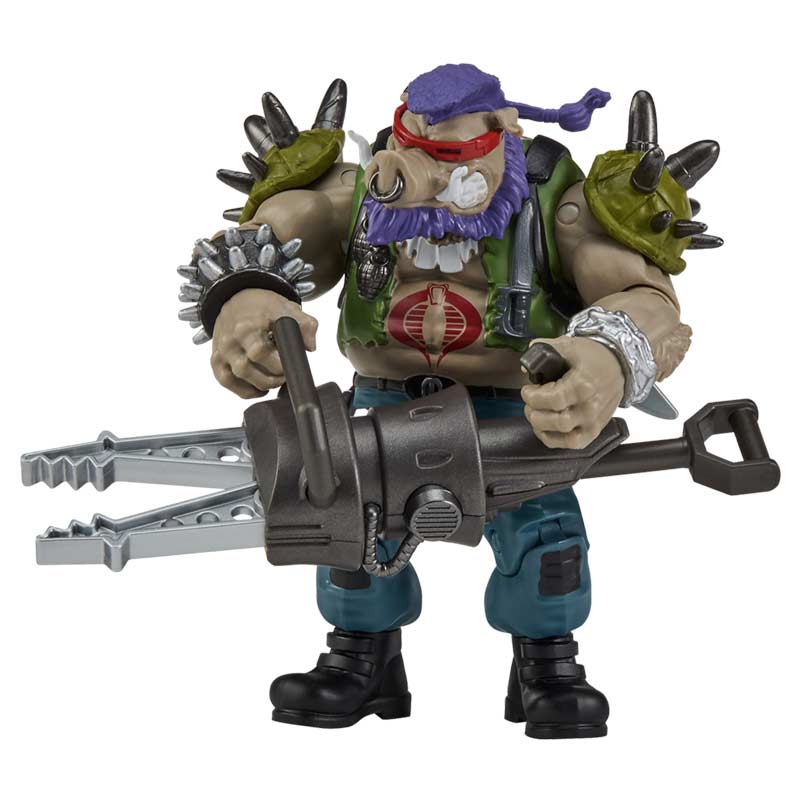 Figura Bebop x Dreadnok Ripper Tmnt X G.I.Joe Crossover Classics Playmates 04