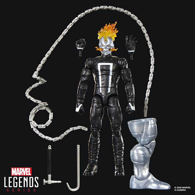 Figura Ghost Rider (Robbie Reyes) Marvel Legends Series Hasbro 02