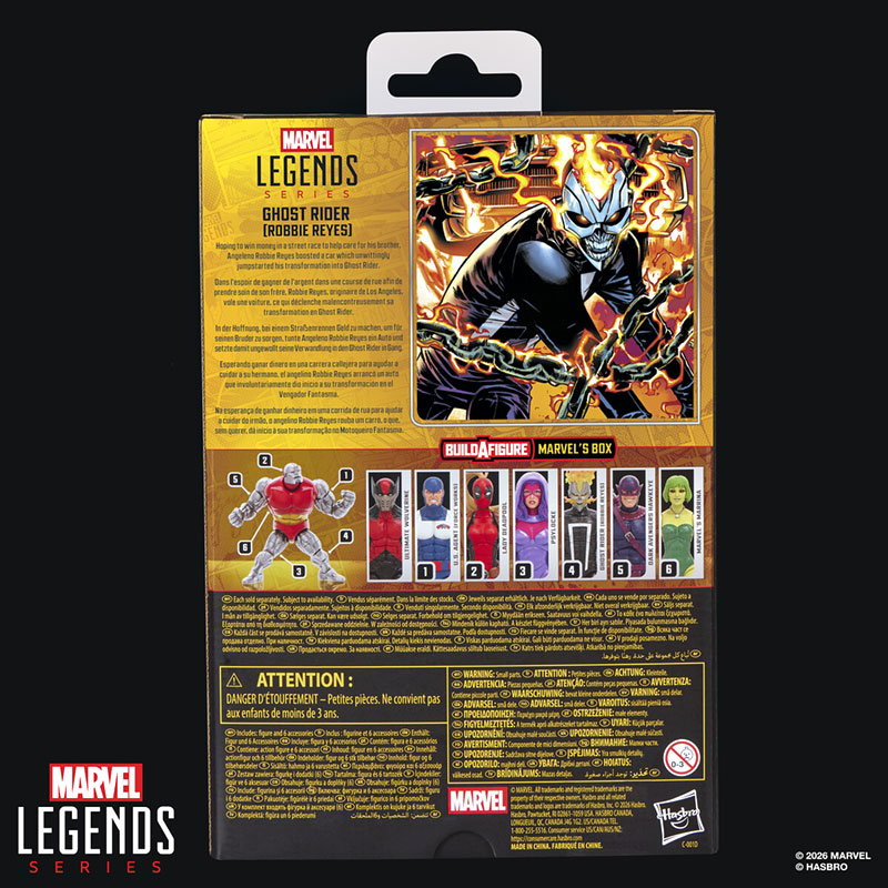 Figura Ghost Rider (Robbie Reyes) Marvel Legends Series Hasbro 08