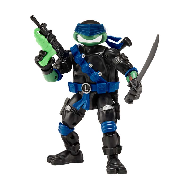 Figura Leonardo x Snake Eyes Tmnt X G.I.Joe Crossover Classics Playmates 03
