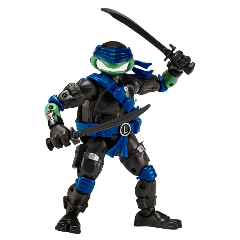 Figura Leonardo x Snake Eyes Tmnt X G.I.Joe Crossover Classics Playmates 04