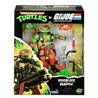 Figura Raphael X Roadblock Tmnt X G.I.Joe Crossover Classics Playmates 01