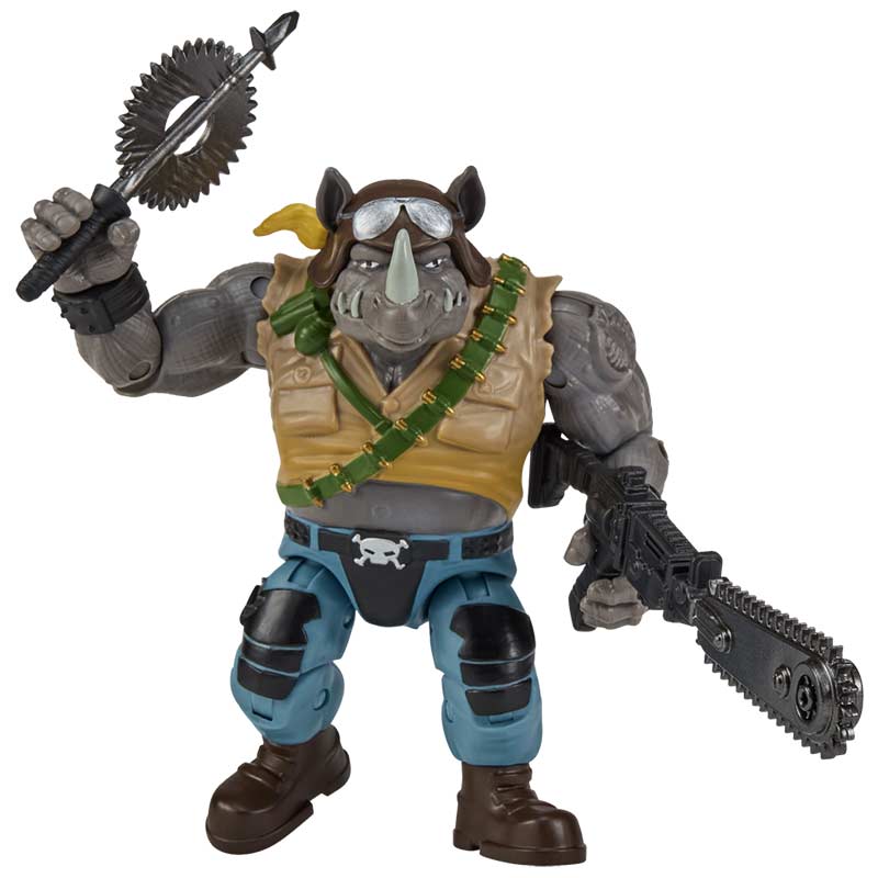 Figura Rocksteady x Dreadnok Buzzer Tmnt X G.I.Joe Crossover Classics Playmates 03