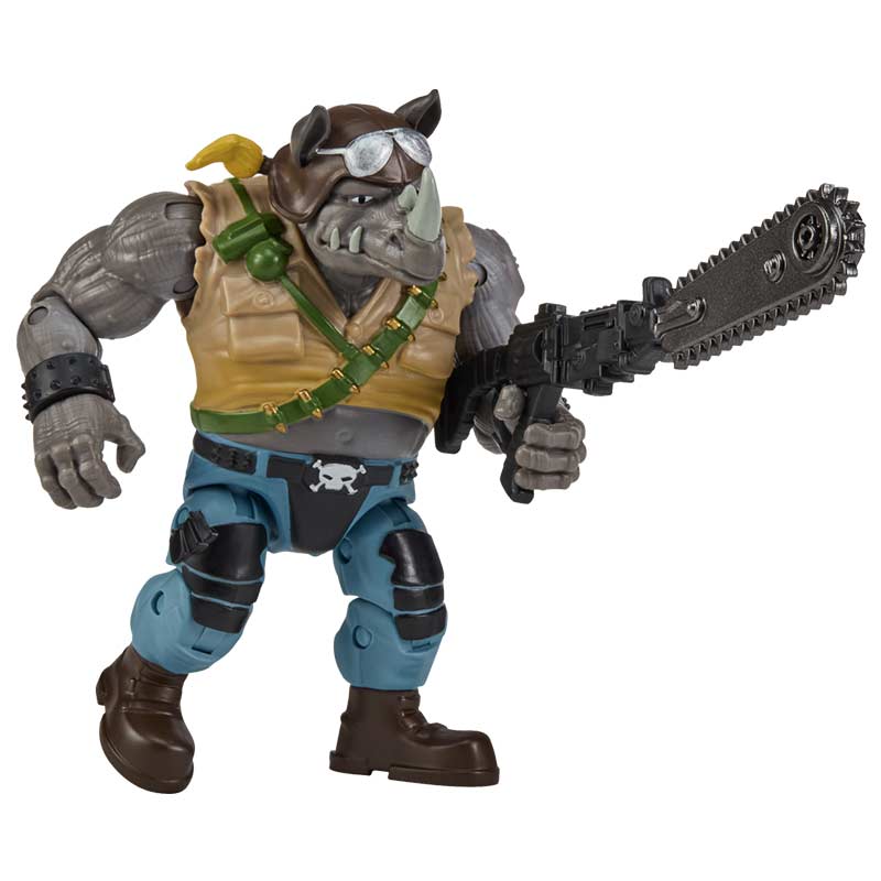 Figura Rocksteady x Dreadnok Buzzer Tmnt X G.I.Joe Crossover Classics Playmates 04