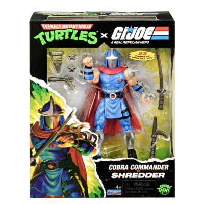 Figura Shredder x Cobra Commander Tmnt X G.I.Joe Crossover Classics Playmates 01