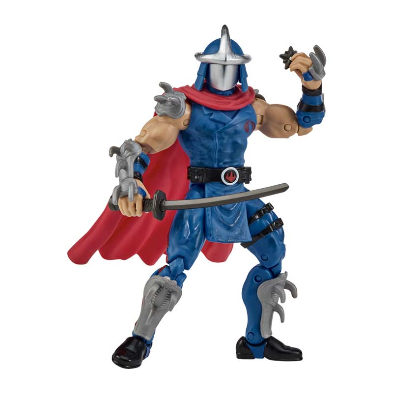 Figura Shredder x Cobra Commander Tmnt X G.I.Joe Crossover Classics Playmates 04