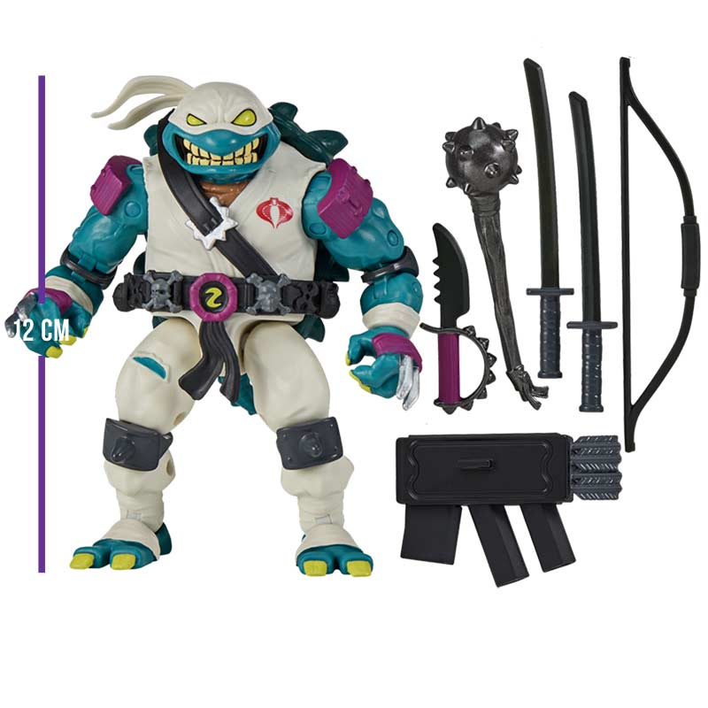 Figura Slash x Storm Shadow Tmnt X G.I.Joe Crossover Classics Playmates 02