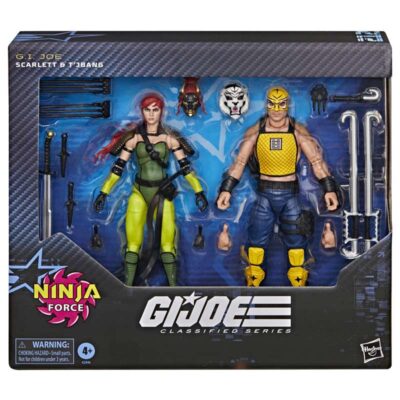 Pack Figuras Scarlett & T´jbang Ninja Force Gijoe Classified Series Hasbro 01