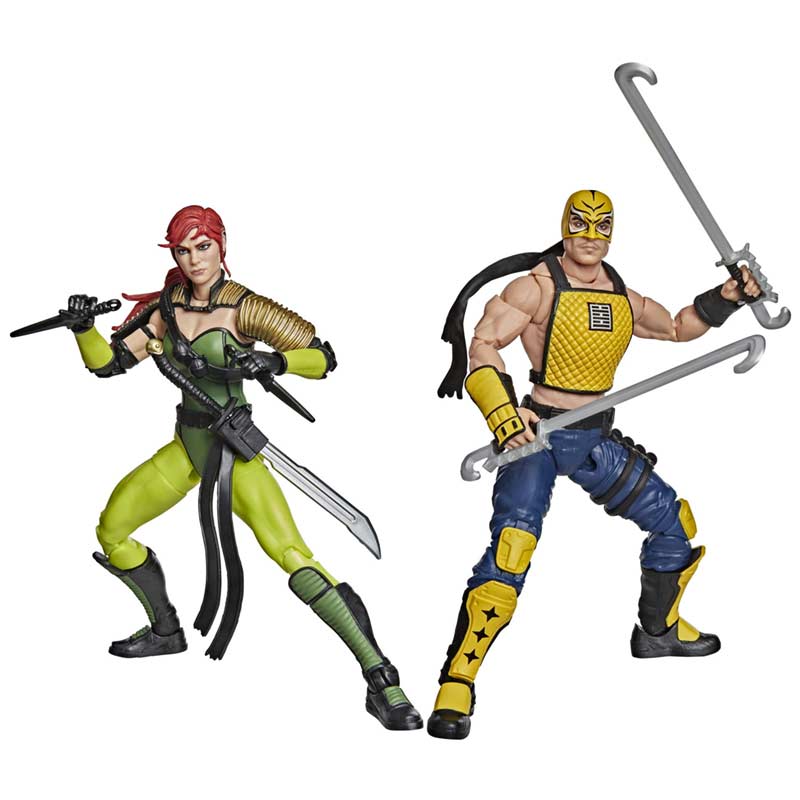 Pack Figuras Scarlett & T´jbang Ninja Force Gijoe Classified Series Hasbro 03