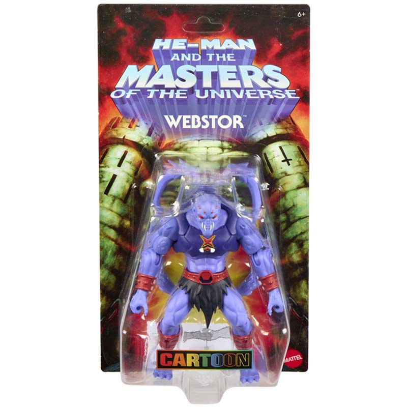 Figura Webstor Masters Of The Universe Origins 200x Cartoon Collection Mattel 01